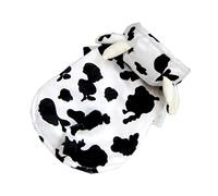 Toddmomy Adorable Cow Costume for Pets Cute Cow Modeling Pet Clothing Comfortable and Breathable for Halloween Birthdays and Fun Celebrations