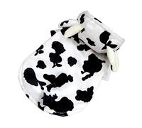 Toddmomy Adorable Cow Modeling Pet Clothing for Dogs Cute Cow Costume Outfit for Pets for Halloween Parties and Photoshoots