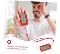 Toddmomy AI Lottery Number Picker Machine Entertaining Electronic Selector for Parties and Games Transparent Fair Drawing Portable Lucky Number Generator for Cafes Nightclubs Family Fun