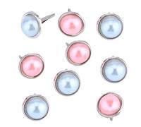 Toddmomy Alloy Mini Brads Paper Fasteners 100 Pieces Easy to Use Without Fading Round Shape Random Color for DIY Supplies for Holding Ribbons and DIY Paper Crafts