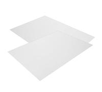 Toddmomy Aluminum Sheet Plates Aluminum Sheets for DIY Crafting 2pcs Rectangle High Hardness Resistant to Deformation for Laser Engraving and Industrial Use