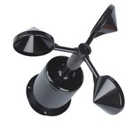 Toddmomy Anemometer Housing Wind Measure Device Shell Wind Anemometer Shell Hunter Supply Shell Wind Indicator Supplies Shells Part Wind Vane Outdoor Aluminum Outdoors Exterior Black Abs