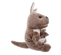 Toddmomy Animal Hand Puppet for Storytelling Interactive Cartoon Kangaroo Puppet for Improving Motor Skills and Communication for Home and Learning Environments