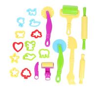 Toddmomy Animal Mold for DIY Plasticine Crafting with Easy-Grip Rolling Tools Bright Cartoon Shapes for Creative Play in Garden Beach Sandbox Activities