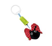 Toddmomy Animal Shaped Pendant Cradle Rattles for Boy Girl Cartoon Red for Strollers and Carriers Promotes Tactile and Coordination Development