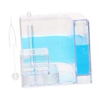 Toddmomy Ants Nest Ecology Box Educational Ant Farm Kit Blue Plastic Castle Formicarium Science Toy for Boys and Girls Observation and Breeding Learning
