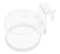 Toddmomy Aquarium Circle Fish Feeding Ring Fish Feeder Ring Wear Resistant Convenient to Install Acrylic Fashion Design Decoration Suitable for Shrimp