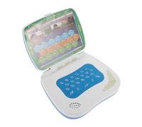 Toddmomy Arabic Learning Laptop with Touch Screen and Playback Early Education Computer for Blue Foldable Language Enhancement Device for Beginners