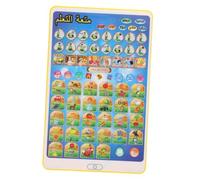 Toddmomy Arabic Learning Tablet Educational Toy for Kids Toddler Plastic Cognitive Portable Language Device for Boys and Girls Early Childhood Education