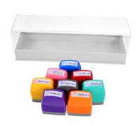 Toddmomy Automatic Ink Release Teacher Motivation Stamp Portable Self Inking Stamps with Unique Comments Material Ergonomic Design for Classroom Grading and Rewarding Students