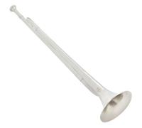 Toddmomy B Flat Bugle Trumpet for Students and Beginners Silver Brass Instrument with Large Design for Loud Penetrating Sound Polished High Temperature Welded Surface