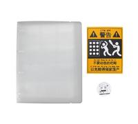 Toddmomy Badge Storage Folder with 4 Display Pages for 48 Anime Pins, Medal Collection Holder with Sleeves, Protective Badge Display Book for Sports and Memorabilia Storage