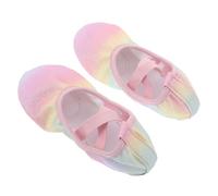 Toddmomy Ballet Shoes for Soft Sole Ballet Flats with Slip Technology Breathable Dance Slippers for Gymnastics Yoga and Stage Performances Childrens Dance Class Supplies Pink