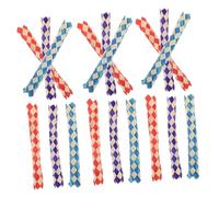 Toddmomy Bamboo Finger Trap Chew Toys Parrot Shredding Toy 24pcs Random Colour Pinata Fillers Goodie Bag Stuffers