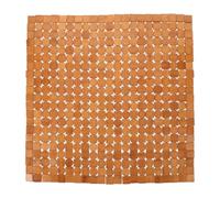Toddmomy Bamboo Shower Mat, 16.54" Foldable Bathroom Sauna Floor Mat