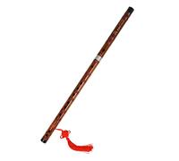 Toddmomy Beginner Flute Musical Instrument Flute Bamboo Wooden Material with Free Membrane Protector Set Easy to Carry Small Volume Beautiful Delicate Style for Students and Children