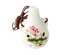 Toddmomy Beginner Ocarina Wind Instrument Portable Flower Designed Ocarina Beginners Practice Musical Instrument for Year Olds