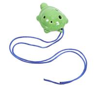 Toddmomy Beginners Ocarina Flute White Porcelain Turtle Shape with Lanyard 6-hole Alto Ocarina for Playing Melodious Melody and Natural Sounds for Musical Practice and Random Color