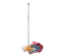 Toddmomy Betta Fish Training Rod Resin Interactive Aquarium Wand for Fish Exercise and Positive Reinforcement Lifelike Blue Decorative Betta for Tank Enrichment