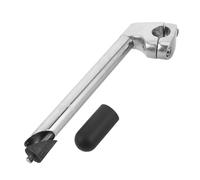 Toddmomy Bicycle Quill Stem 22.2mm Silver Gooseneck Stem Front Extension 40mm for Road and Mountain Bikes Compatible with Headset and Seat Post Clamp