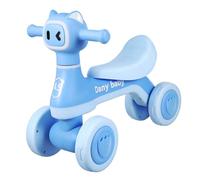 Toddmomy Bike Ride with Music and Lights Stable for Year Old Boys Anti-tip Steering with Turn Safety First Birthday Present for Active Play and Development