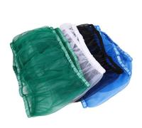 Toddmomy Bird Cage Cover Protective Net Skirt White with Air Circulation Mesh and Machine Washable Features for Dust and Seed Catching Suitable for Bird Cages
