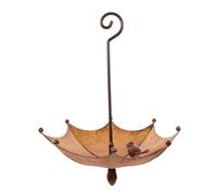 Toddmomy Bird Feeder Pendant Outdoor Hanging Garden Birds Feeder Metal Craft for Window Use