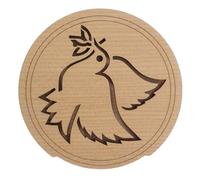Toddmomy Bird Pattern Wooden Soundhole Cover for Guitars Maple Wood Sound Hole Block to Reduce Feedback Easy Installation Decorative Design No Instrument Modification Required