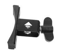 Toddmomy Black Alloy Drum Tom Mount Adjustable Design Sponge Padding Easy Installation Sturdy Snare Drum Stand Clamp Percussion Instruments