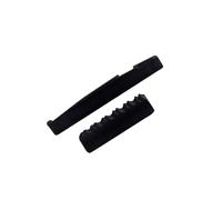 Toddmomy Black Guitar Saddle and Nut Kit Plastic Replacement Bridge Accessory 7.2X1X0.5Cm Improves Playability Easy to Cut for Personal and Professional Use
