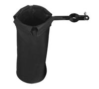Toddmomy Black Oxford Cloth Drumstick Bag Clamp-on Drum Stick Storage Pouch Holder Suitable for Drum Kits and Instrument Accessories