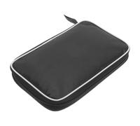 Toddmomy Black Oxford Cloth Table Tennis Bat Bag for Racket Protection