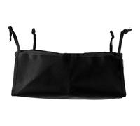 Toddmomy Black Oxford Cloth Wheelchair Under Seat Bag for Easy Organization and Convenient Item Carrying Lightweight Polyester Wheelchair Storage Pannier and Walker Use