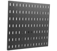 Toddmomy Black Plastic Pegboard Wall Panel 28x28cm with Hole Board Design, Not Easy to Break, Fine Workmanship, Sl nd Modern Tool Organizer for Garage Storage and Wall Mounted