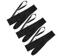 Toddmomy Black Polyester Umbrella Carry Bag with Adjustable Shoulder Strap, Water Absorbent and Dustproof Umbrella Protection Sleeve for Outdoor and Rainy Days, Portable Folding Storage Bag