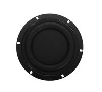 Toddmomy Black Rubber Speaker Radiator Vibration Plate DIY Speaker Radiator Diaphragm Ensures Sound Quality Powerful Bass Performance