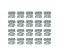 Toddmomy Blind Ball Chain Connector White Bead Curtain Buckle 50pcs Plastic Replace Old or Broken for Curtain Roller Chains House and Office