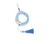 Toddmomy Blue Crystal Phone Lanyard Strap for Music Player and Trinkets, Lightweight and Easy to Attach and Detach, Phone Charm Decoration for Women