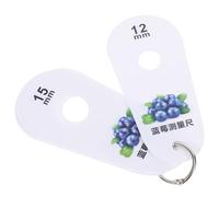 Toddmomy Blueberry Diameter Caliper Gauge 12-22mm Fruit Size Measuring Ruler Berry Diameter Gauge Tool for Fresh Fruit Grading and Accurate Berry Measurement