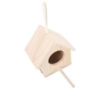Toddmomy Box Bird Terrarium Cage Birdhouse to Paint Bird Feeder for Large Birds Bird Feeder for Wild Birds Hummingbird Bird for Rattan Rustic Bird Nests Bird House Aviary Finch Wooden