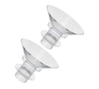 Toddmomy Breast Pump Flange Inserts Replacements Wearable Silicone Parts for Nursing Mothers 13mm Diameter Reducers Reusable Pump Accessories 2pcs Set