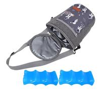 Toddmomy Breastmilk Cooler Bag with Insulation and Easy to Clean Oxford Cloth, Includes Ice Pack, Portable Breast Pump Bag for Breastfeeding Mothers, the Go Milk Storage