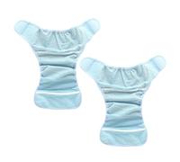 Toddmomy Breathable Mesh Diaper Covers for Newborn, Reusable Nappy Pads with Convenient Change Design for Summer Crawling, 2pcs