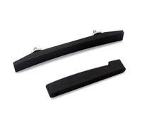 Toddmomy Bridge with Saddle for Archtop Jazz Guitar Lightweight Design Thumb Wheels Durable and Use Smooth Polished Surface for Enhanced Craftsmanship