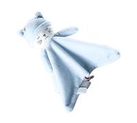 Toddmomy Bunny Security Blanket Soft Comfort Towel with Cartoon Design for Newborns Soothing Sleep for Psychological Comfort and Visual Development