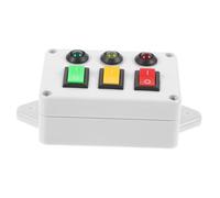 Toddmomy Busy Board with Three Switch Lights Educational Sensory for Color Recognition and Coordination Development Safe Montessori Learning Activity