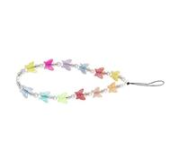 Toddmomy Butterfly Mobile Phone Chain Chic Phone Hanging Straps Beads Unique Cellphone Ropes for Everyday Use Lanyards Butterfly Ornaments