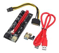 Toddmomy Cable Copper Graphics Card Pcie External Pvc Red Extension Visual Aluminium Connector to Enhances Experience and Connects for Devices Laptops Gamers and Multimedia Enthusiasts