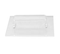 Toddmomy Cake Scraper Smoother Acrylic Icing Frosting Buttercream Smoother with Handle Baking Gadget 15X10CM