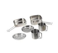 Toddmomy Camping Cooking Pot Cutlery Outdoor Cooking Utensils Easy to Carry Camping Cookware